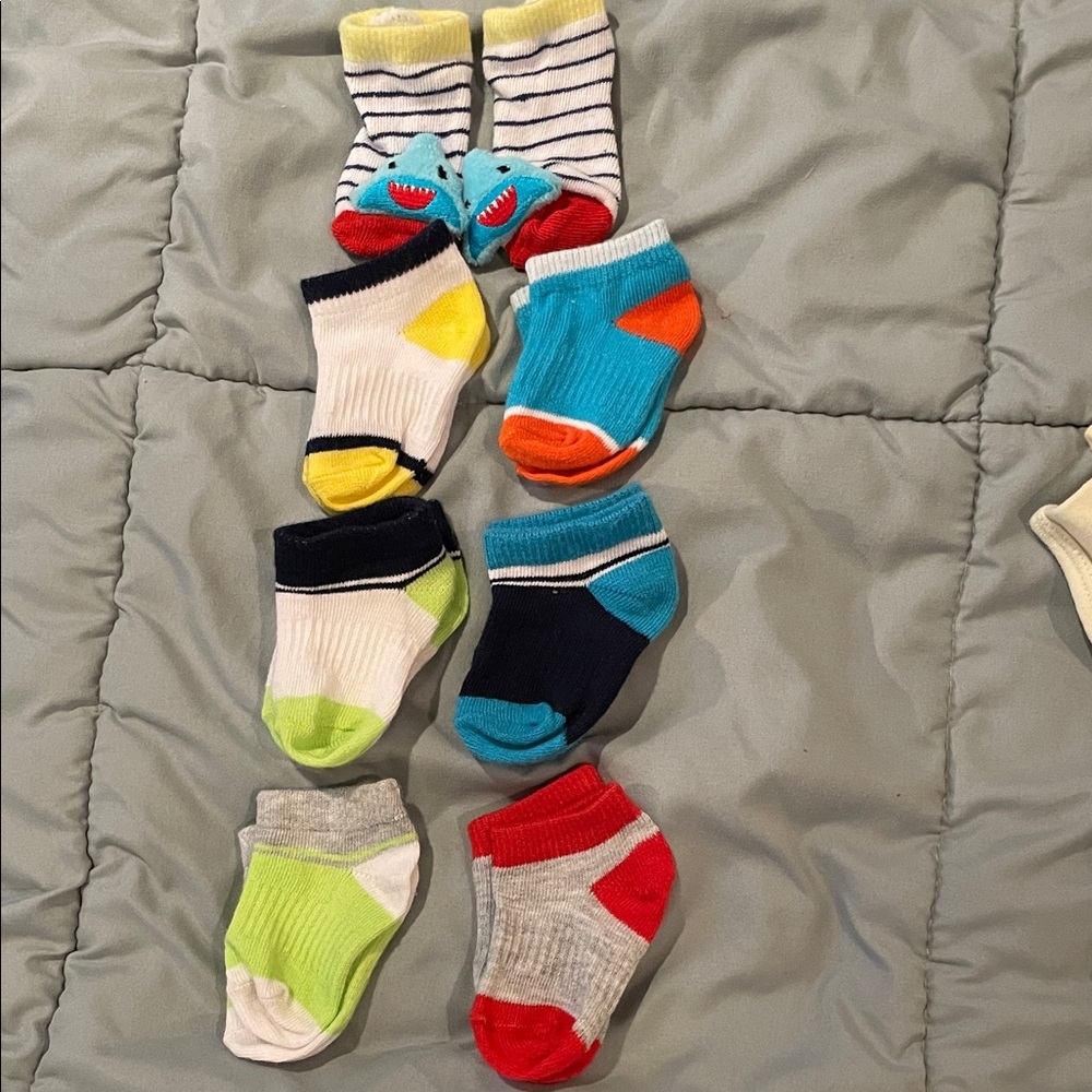 Colorful Baby Socks Set of 7-